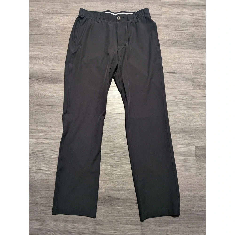 Under Armour Men's Black UA‎ Golf Stretch Performance Pants Size 34x32